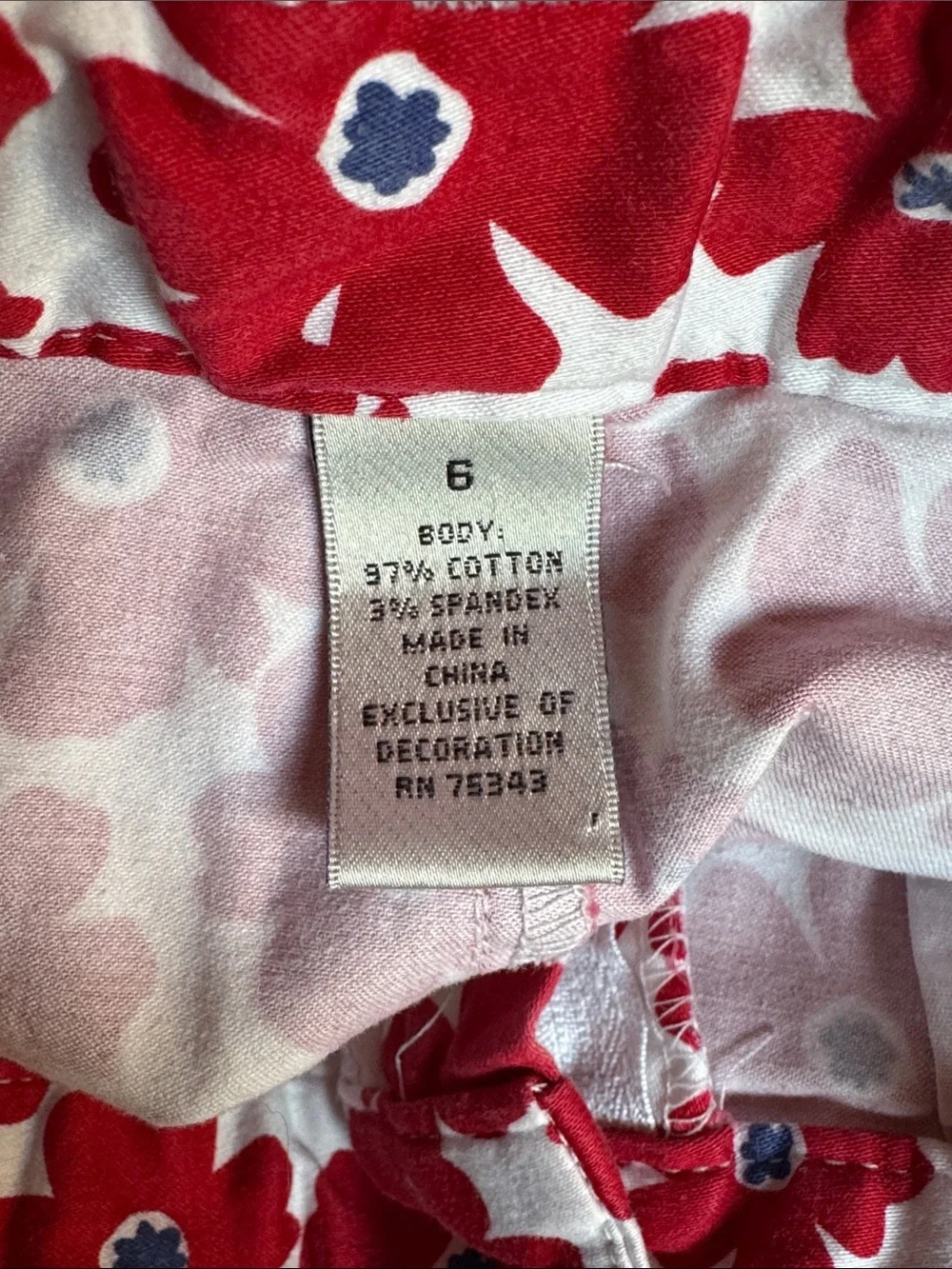 Girls Flower Shorts.